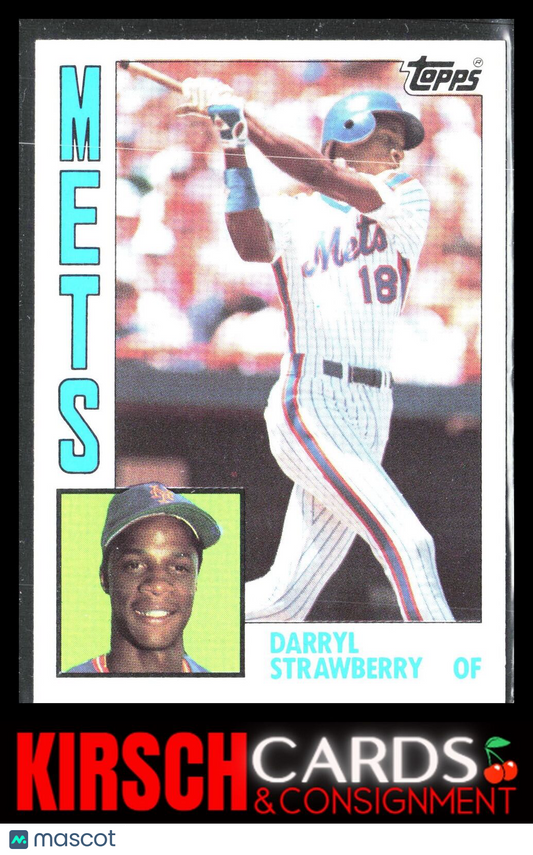 Darryl Strawberry 1984 Topps RC Rookie #182 New York Mets