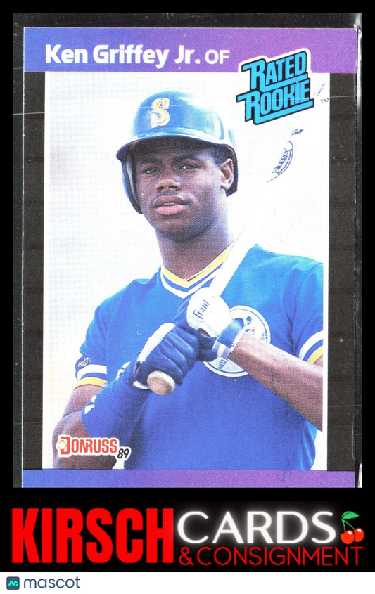 Ken Griffey Jr. 1989 Donruss Rookie RC #33 Seattle Mariners