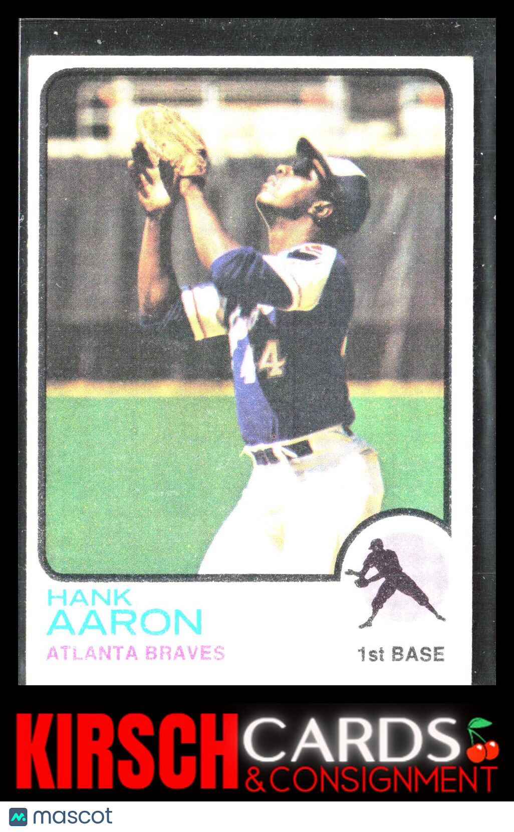 Hank Aaron 1973 Topps #100 Atlanta Braves