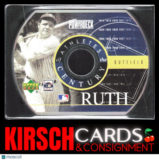 Babe Ruth 1999 Upper Deck PowerDeck #1 Athletes of the Century New York Yankees