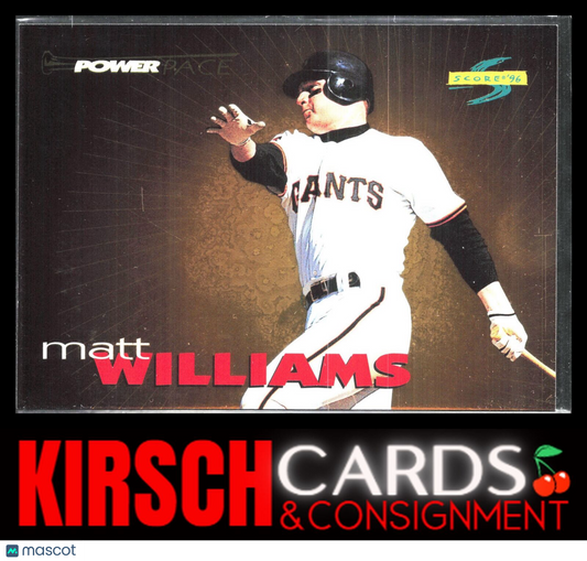 Matt Williams 1996 Score #5 Power Pace San Francisco Giants