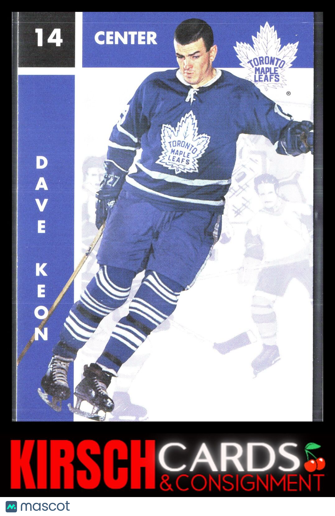 Dave Keon 1995-96 Parkhurst 1966-67 #100 Toronto Maple Leafs