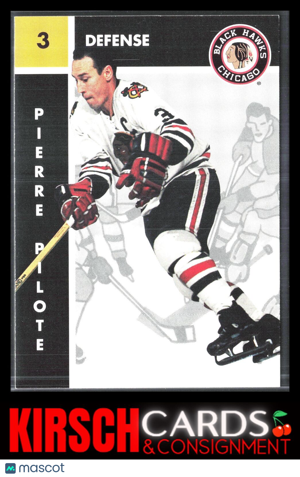 Pierre Pilote 1995-96 Parkhurst 1966-67 #34 Chicago Blackhawks