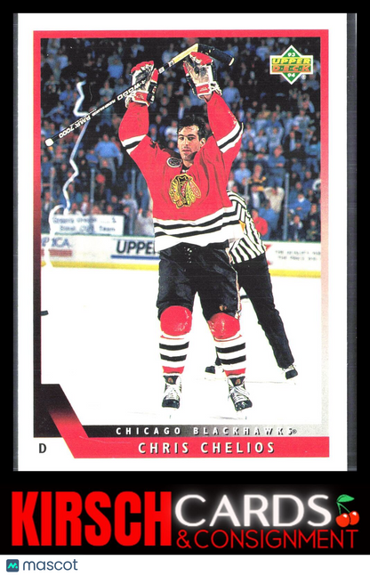 Chris Chelios 1993-94 Upper Deck #129 Chicago Blackhawks