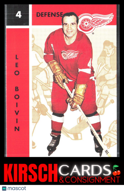 Leo Boivin 1995-96 Parkhurst 1966-67 #48 Detroit Red Wings