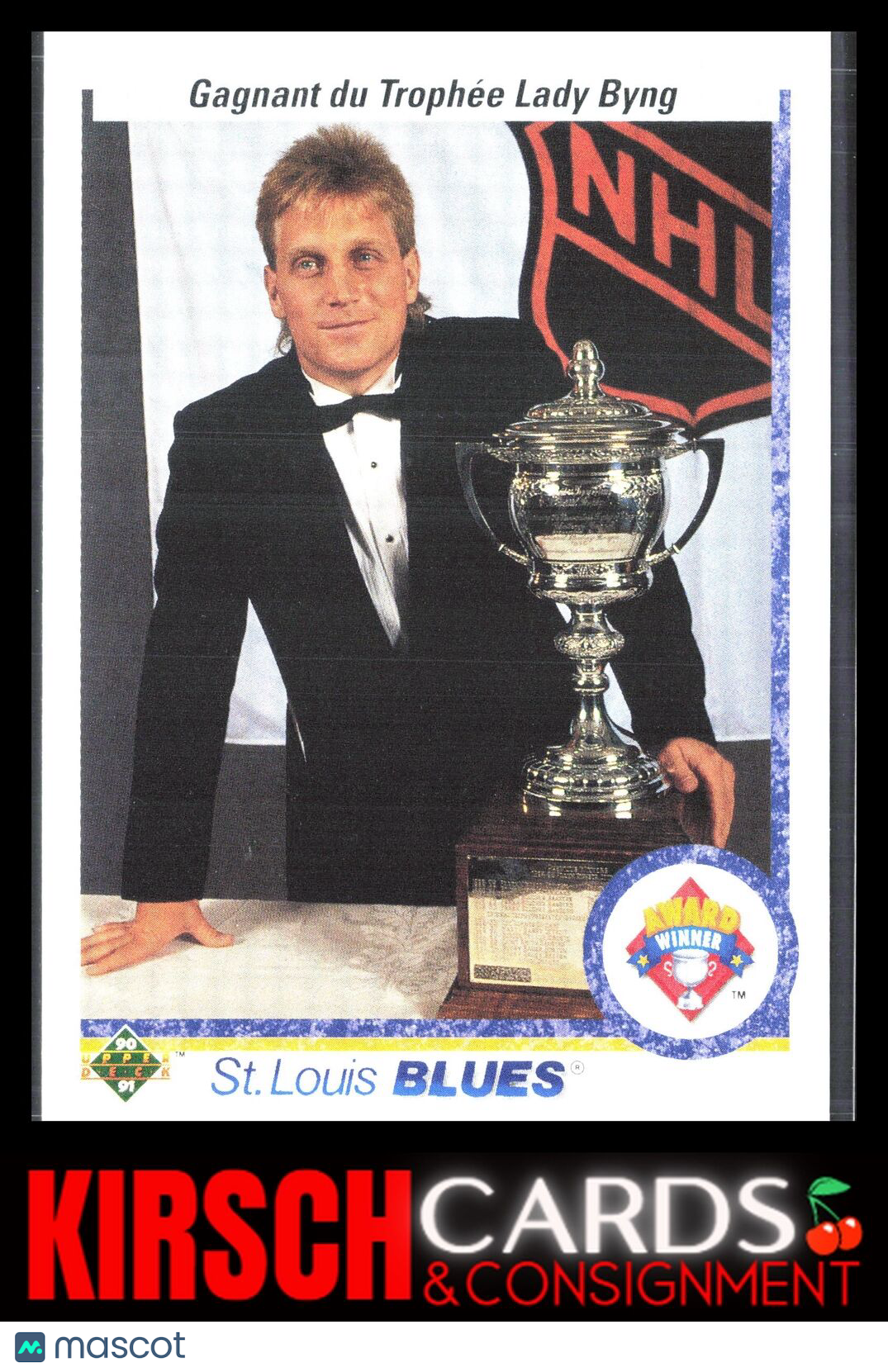 Brett Hull 1990-91 Upper Deck #203c St. Louis Blues