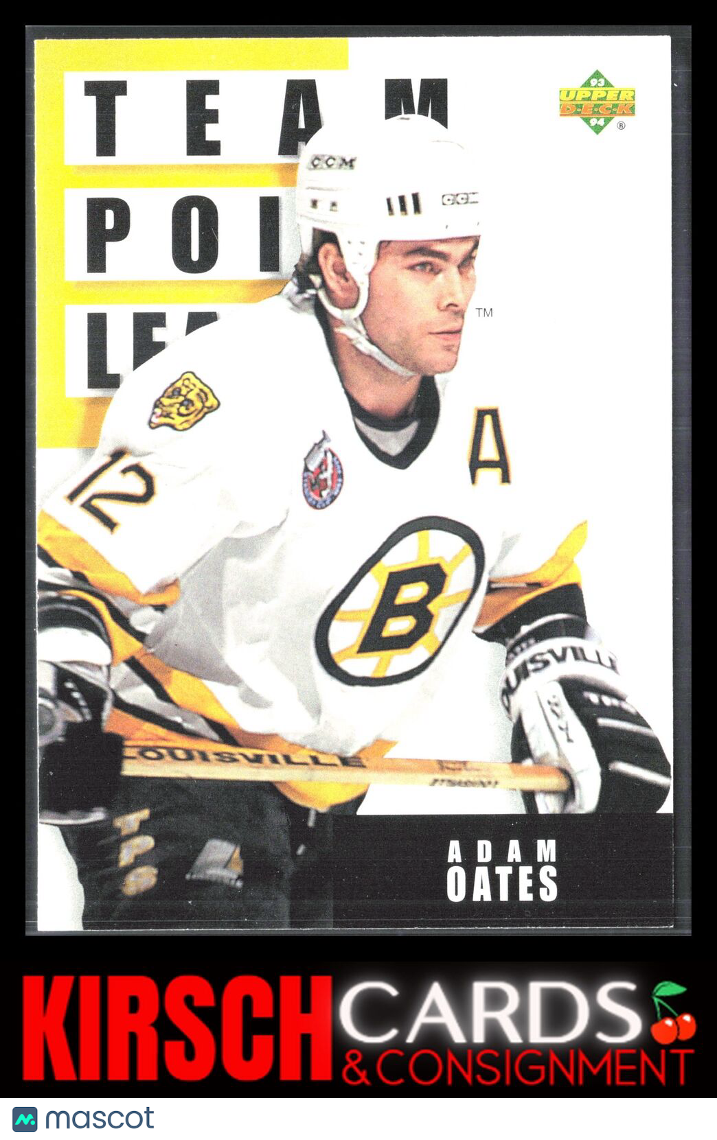 Adam Oates 1993-94 Upper Deck #286 Boston Bruins