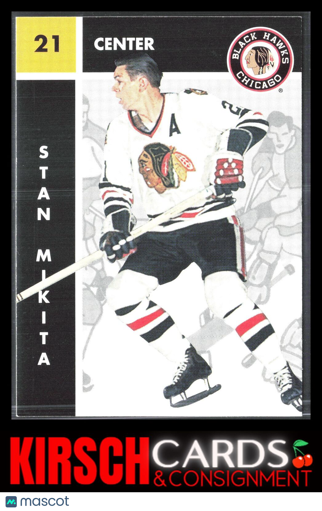 Stan Mikita 1995-96 Parkhurst 1966-67 #24 Chicago Blackhawks