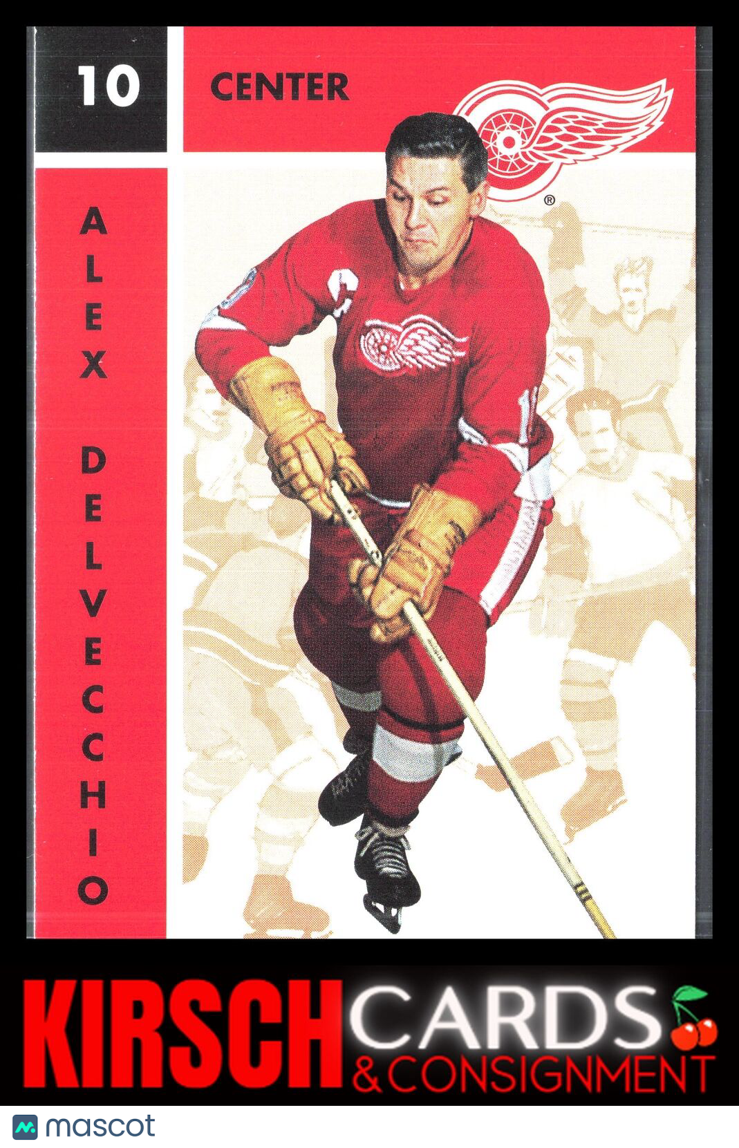 Alex Delvecchio 1995-96 Parkhurst 1966-67 #53 Detroit Red Wings