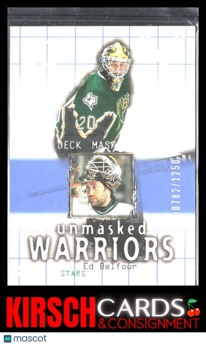 Ed Belfour 2001-02 Upper Deck Mask Collection #176 #/1250 Dallas Stars