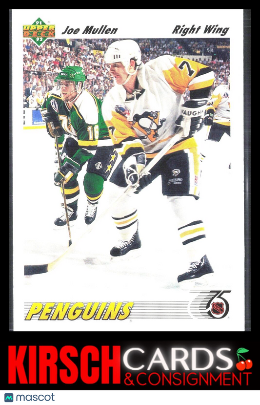 Joe Mullen 1991-92 Upper Deck #201b Pittsburgh Penguins