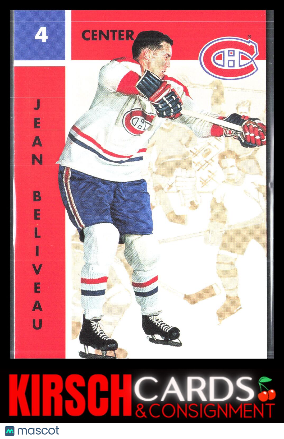 Jean Beliveau 1995-96 Parkhurst 1966-67 #73 Montreal Canadiens