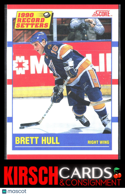 Brett Hull 1990-91 Score Canadian #346 St. Louis Blues