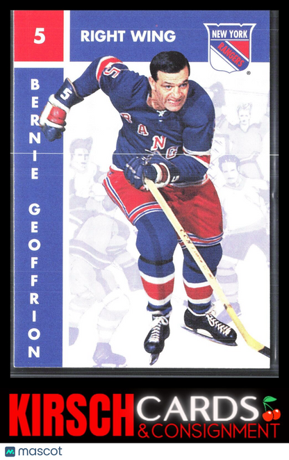 Bernie Geoffrion 1995-96 Parkhurst 1966-67 #89 New York Rangers