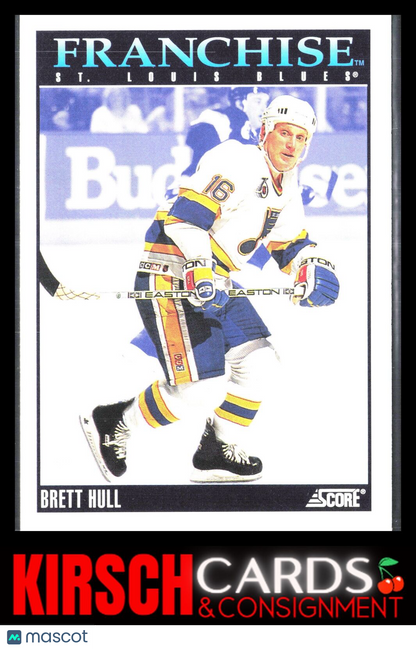 Brett Hull 1992-93 Score #435 St. Louis Blues