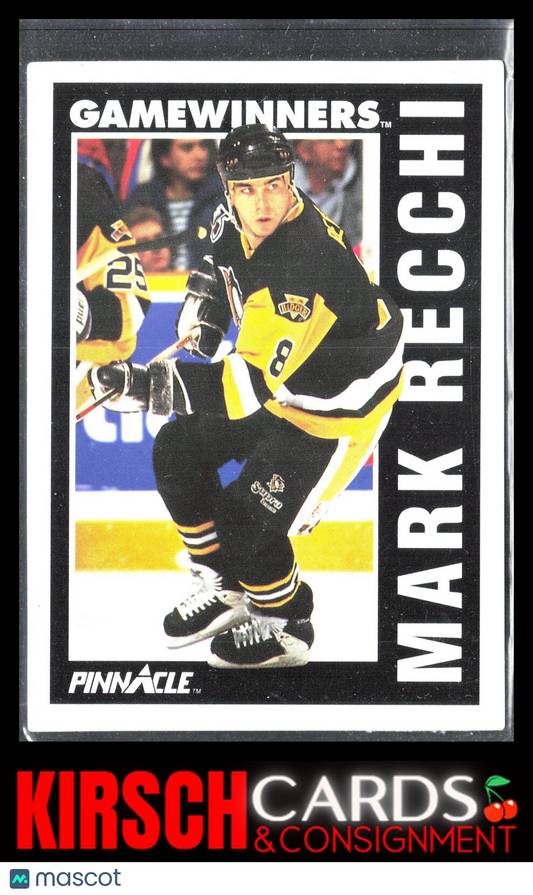 Mark Recchi 1991-92 Pinnacle #360 Pittsburgh Penguins