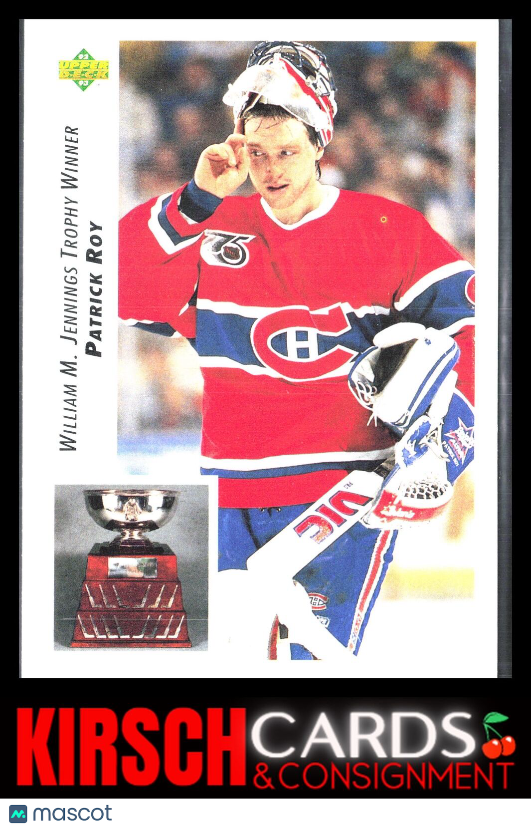 Patrick Roy 1992-93 Upper Deck #440 Montreal Canadiens