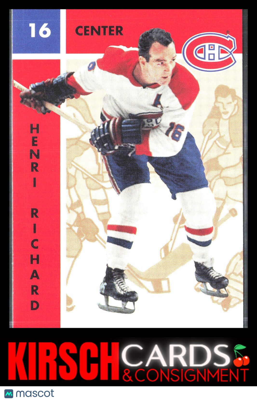 Henri Richard 1995-96 Parkhurst 1966-67 #58 Montreal Canadiens