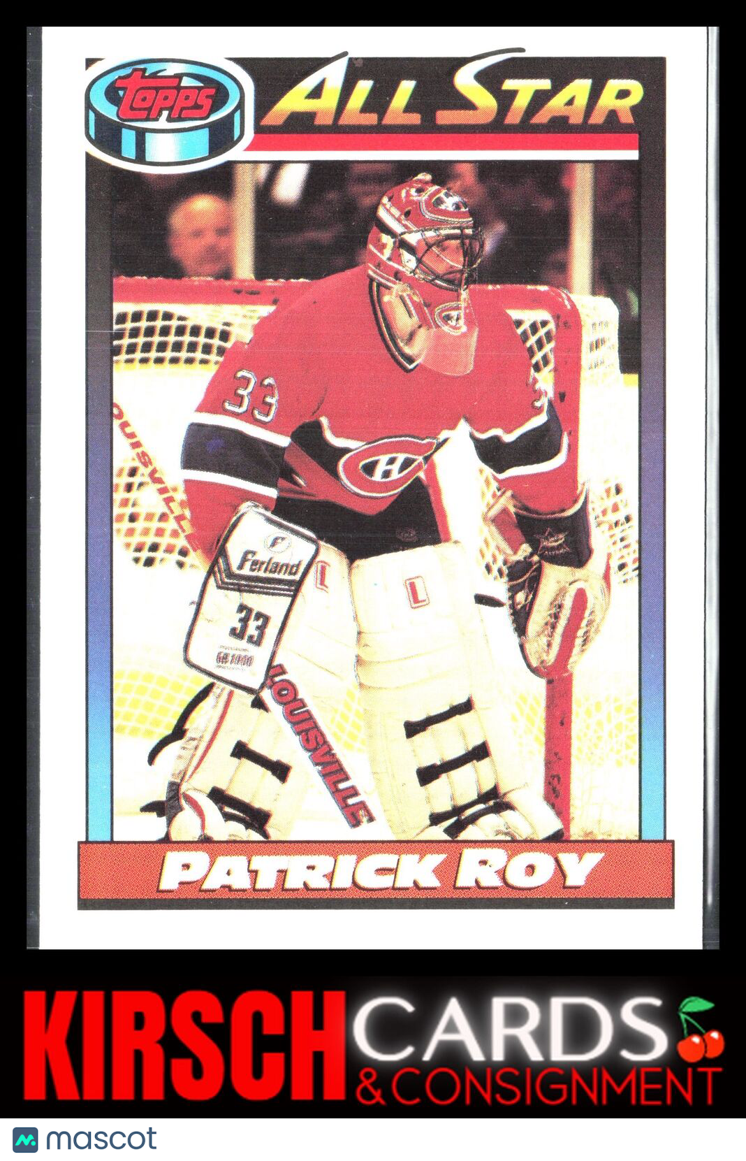 Patrick Roy 1991-92 Topps #270 Montreal Canadiens