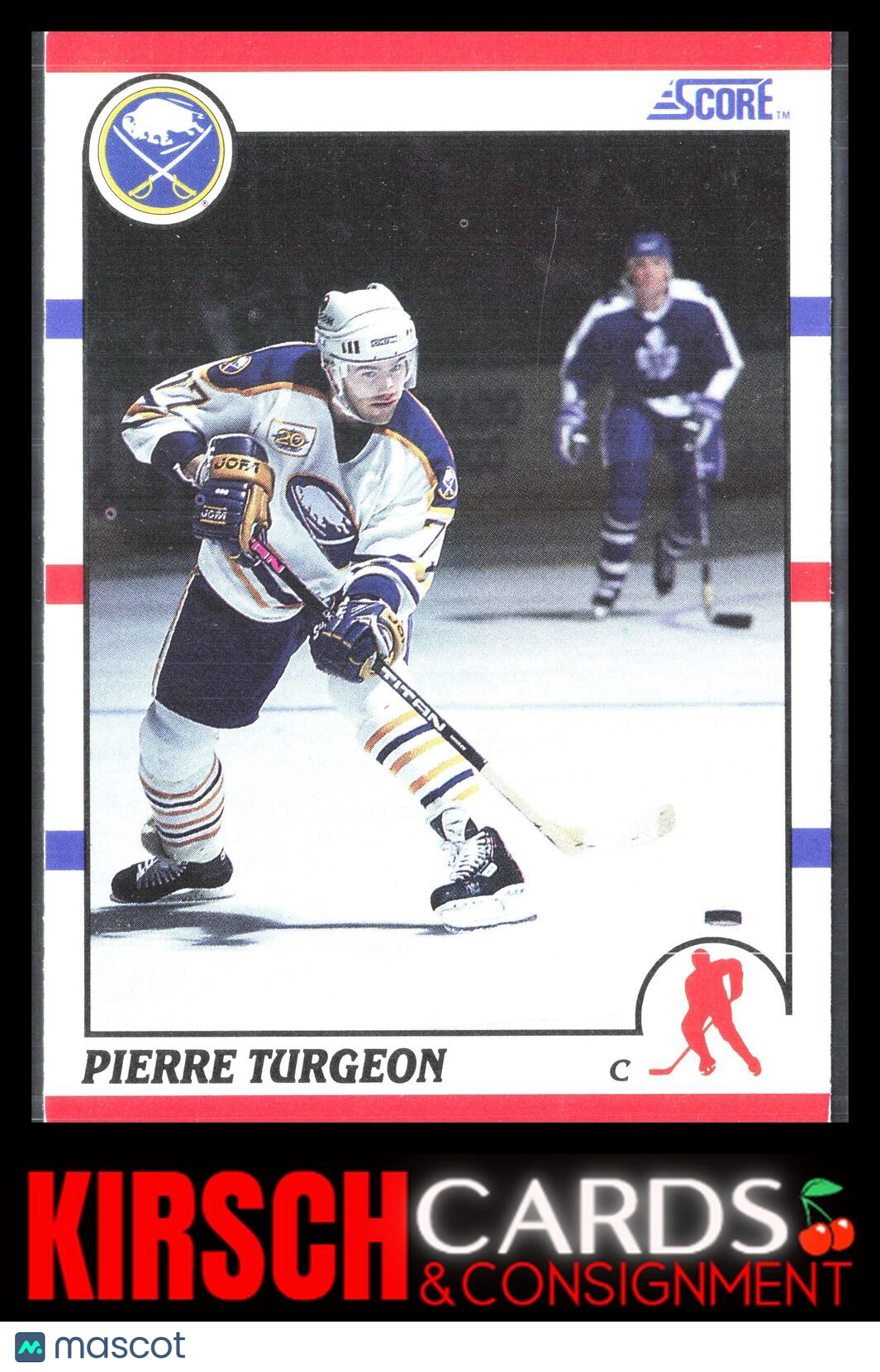 Pierre Turgeon 1990-91 Score Hottest and Rising Stars #53 Buffalo Sabres