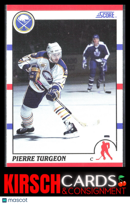 Pierre Turgeon 1990-91 Score Hottest and Rising Stars #53 Buffalo Sabres