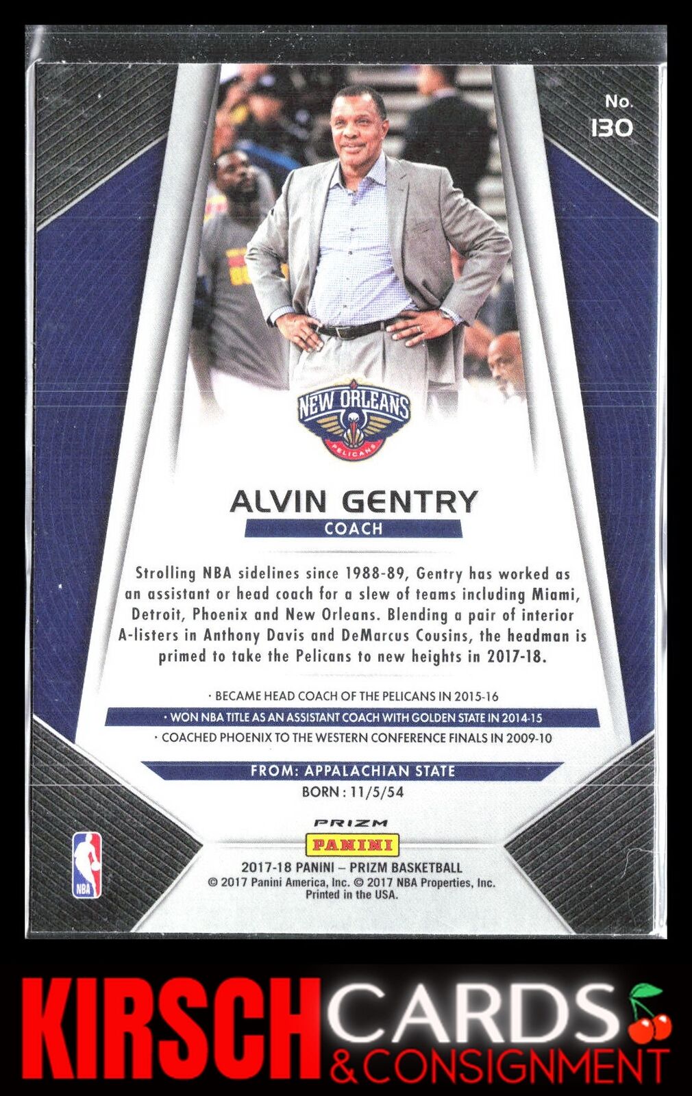 Alvin Gentry 2017 2017-18 Panini Prizm #130 Prizms Fast Break