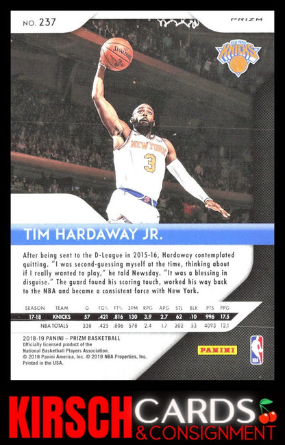 Tim Hardaway Jr. 2018 2018-19 Panini Prizm #237 Prizms Red White and Blue