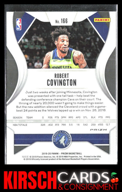 Robert Covington 2019-20 Panini Prizm #166 Prizms Green