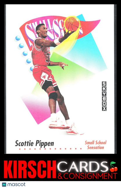 Scottie Pippen 1991-92 SkyBox #606 Chicago Bulls