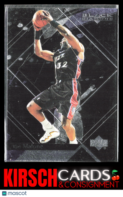 Karl Malone 1999-00 Upper Deck Black Diamond #82 Utah Jazz