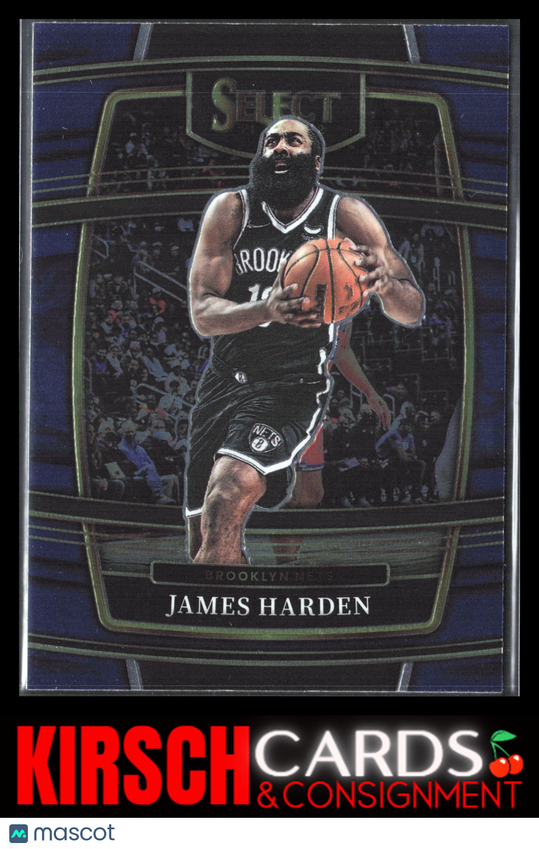 James Harden 2021-22 Panini Select #47 Blue (Retail Base) Brooklyn Nets