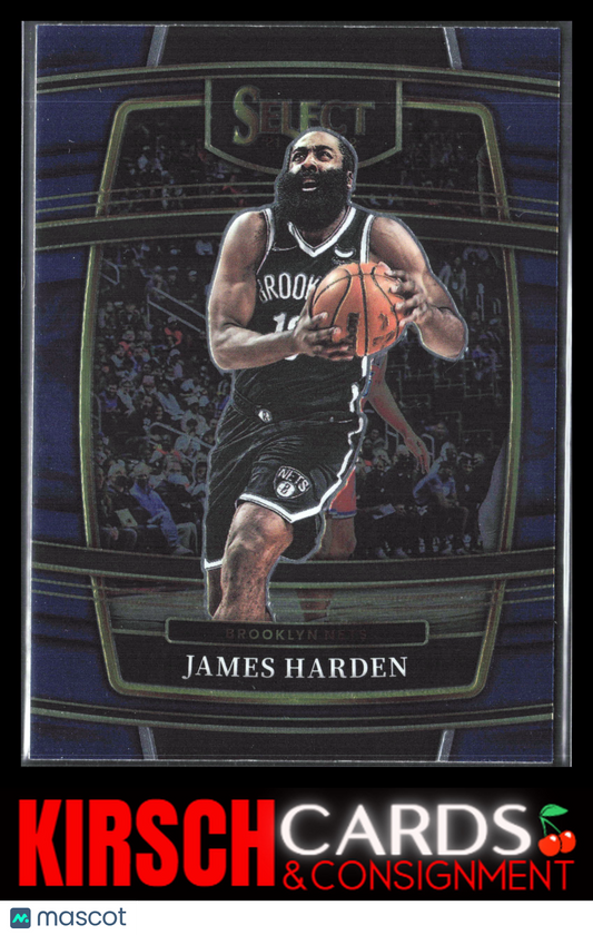 James Harden 2021-22 Panini Select #47 Blue (Retail Base) Brooklyn Nets