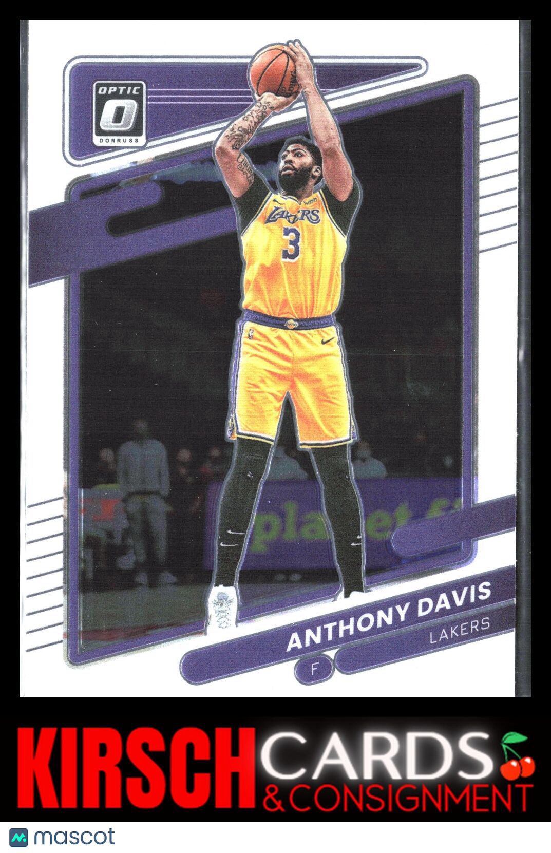 Anthony Davis 2021-22 Donruss Optic #133 Los Angeles Lakers