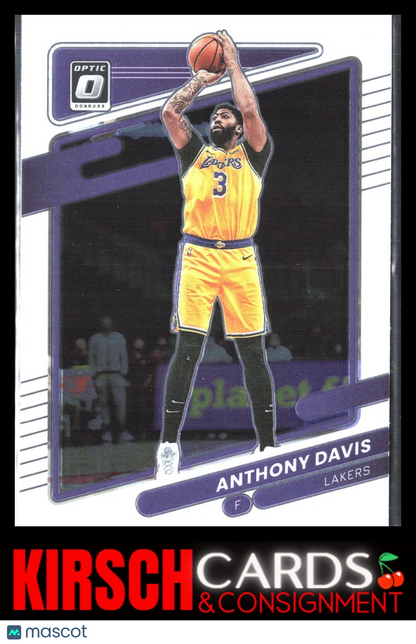 Anthony Davis 2021-22 Donruss Optic #133 Los Angeles Lakers