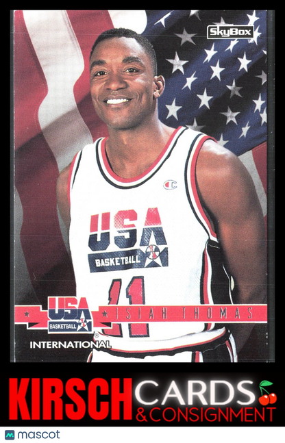 Isiah Thomas 1994 SkyBox USA #43 Gold USA