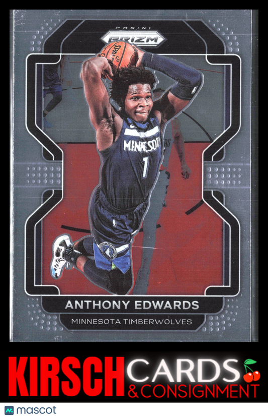 Anthony Edwards 2021-22 Panini Prizm #37 Minnesota Timberwolves