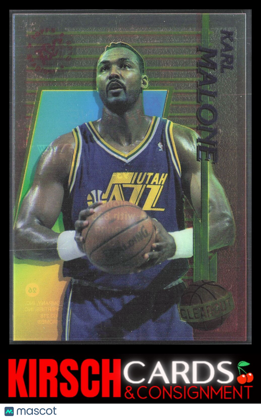 Karl Malone 1994-95 Stadium Club #26 Clear Cut Utah Jazz