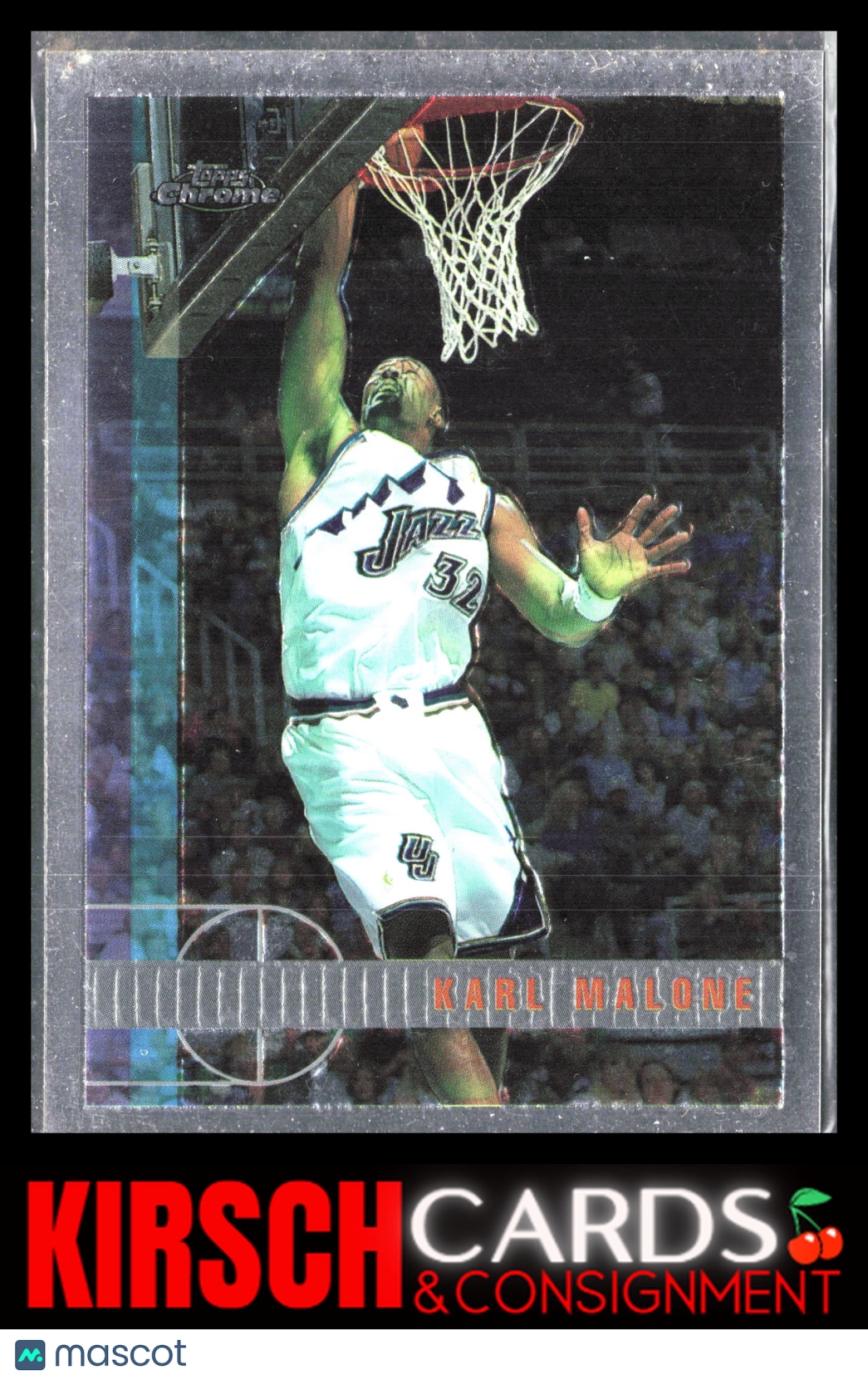 Karl Malone 1997-98 Topps Chrome #166 Utah Jazz