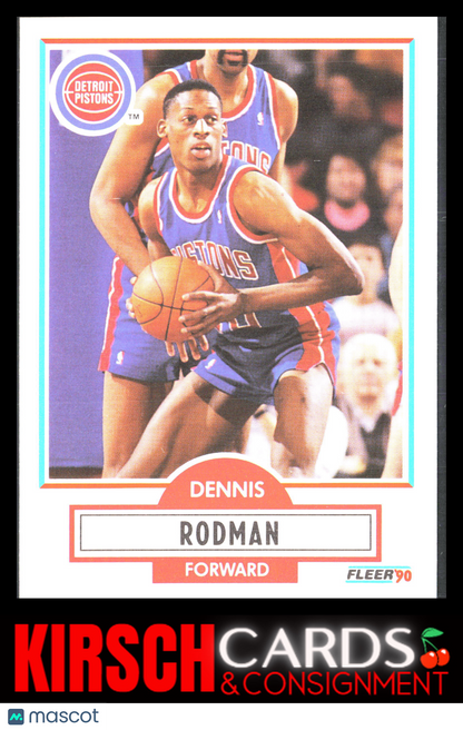 Dennis Rodman 1990-91 Fleer #59 Detroit Pistons