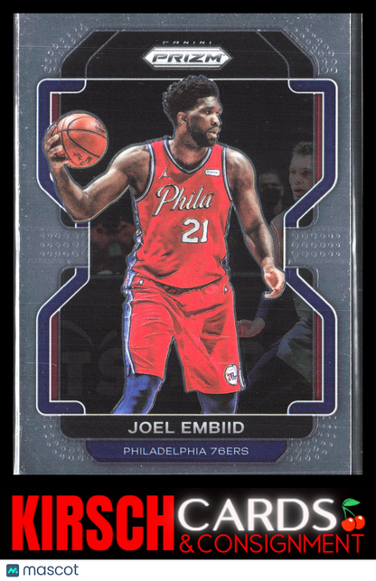 Joel Embiid 2021-22 Panini Prizm #176 Philadelphia 76ers