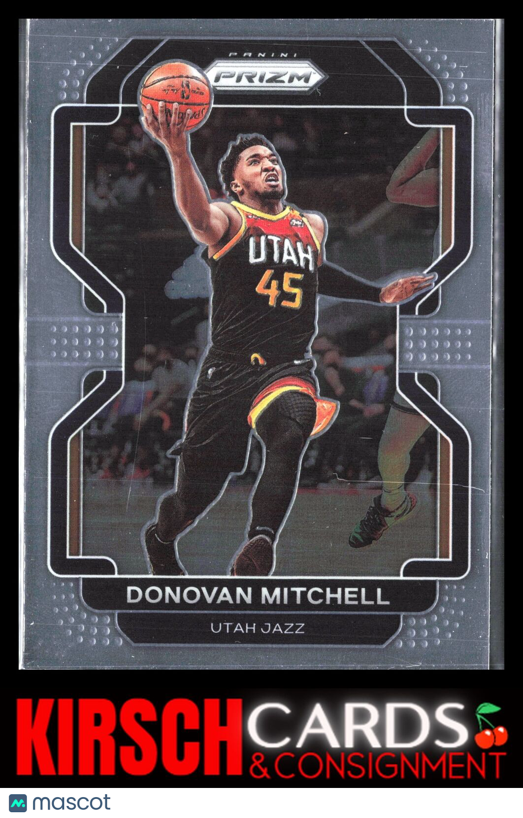 Donovan Mitchell 2021-22 Panini Prizm #72 Utah Jazz