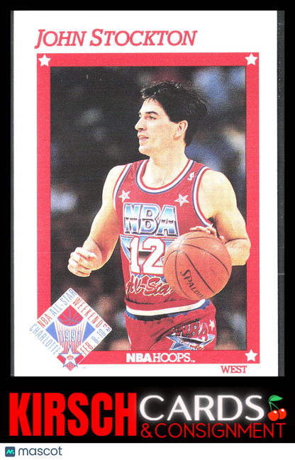 John Stockton 1991-92 Hoops #271 Utah Jazz