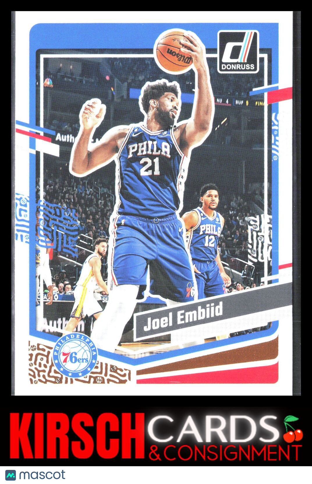 Joel Embiid 2023-24 Donruss #110 Philadelphia 76ers