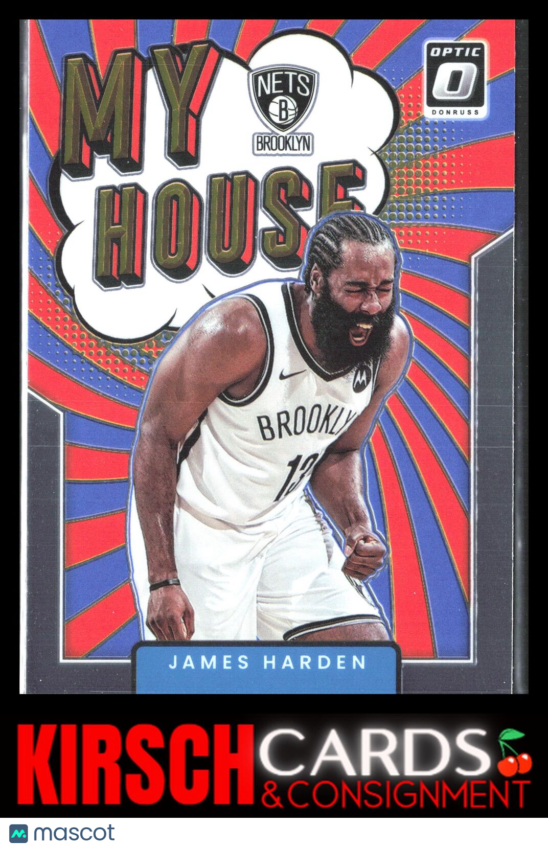 James Harden 2021-22 Donruss Optic #13 My House Brooklyn Nets