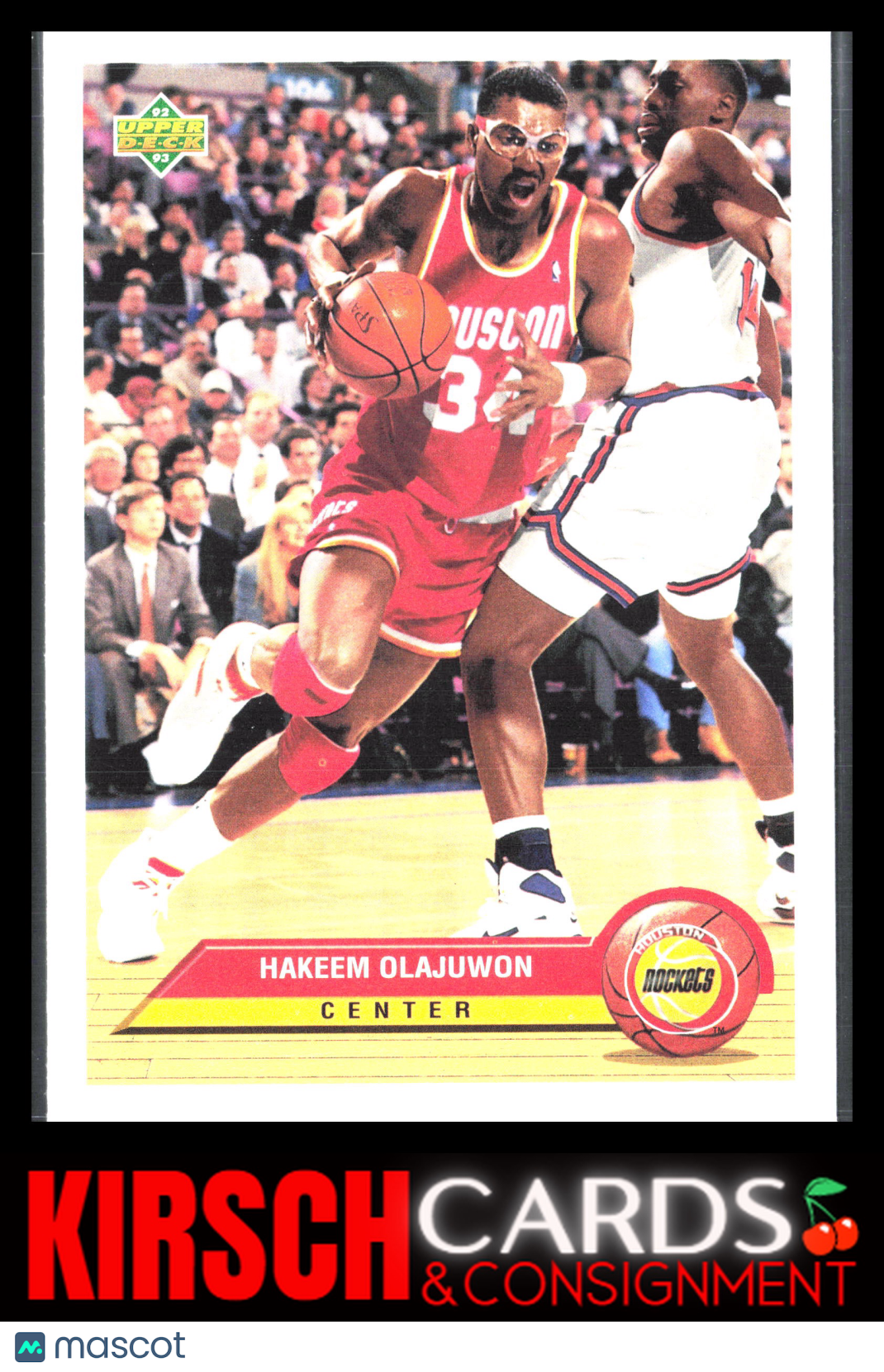 Hakeem Olajuwon 1992-93 Upper Deck McDonald's #P15 Houston Rockets