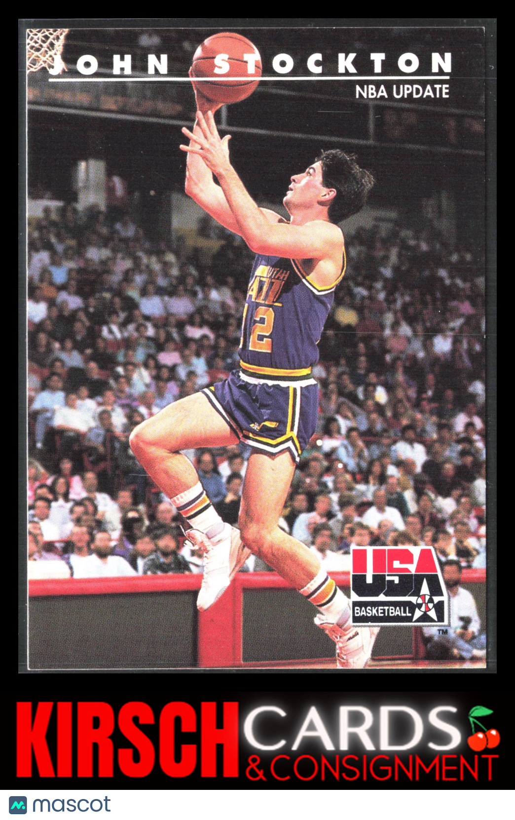 John Stockton 1992 SkyBox USA #82 USA