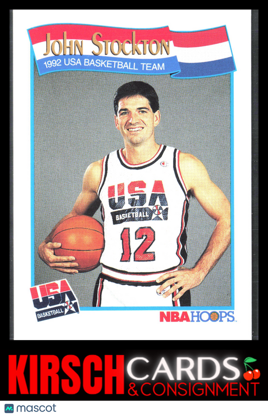 John Stockton 1991-92 Hoops #584 USA