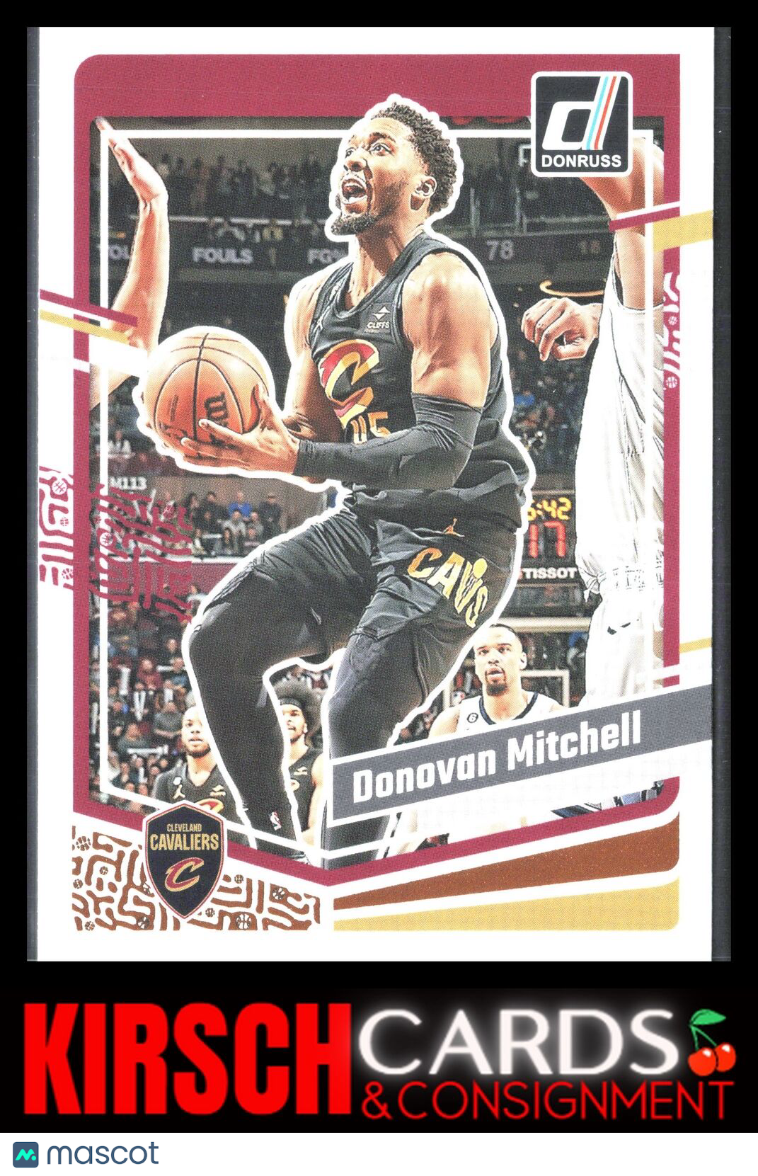 Donovan Mitchell 2023-24 Donruss #140 Cleveland Cavaliers