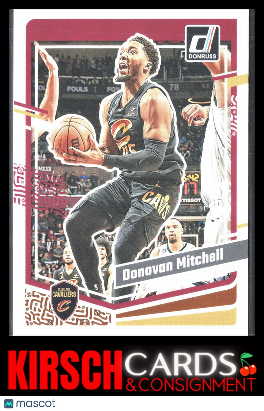 Donovan Mitchell 2023-24 Donruss #140 Cleveland Cavaliers