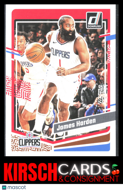 James Harden 2023-24 Donruss #63 Los Angeles Clippers